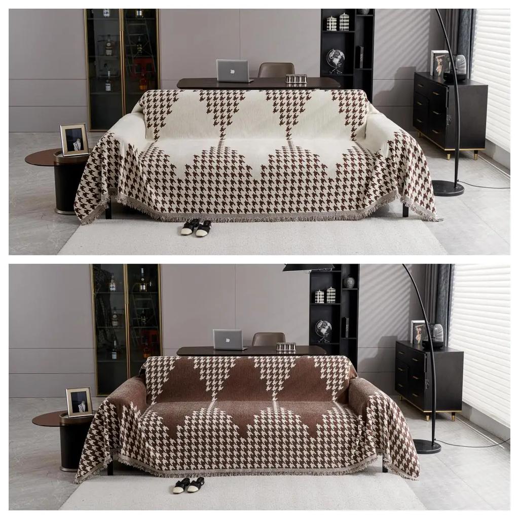 1pcs Chenille Sofa Covers Four Season Universal Anti Cat Scratching Couch Mat  Fashion Dustproof ArmChair Protector Towel