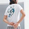 Li Ning X Og Slick Water China  Ink Graffiti Print Casual T-Shirt Women Tops White AHSR290-1
