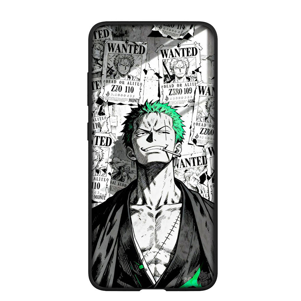 Case for iPhone 17 15 16 Plus Xiaomi Poco X7 X6 F8 F7 M8 C85 C75 C71 Redmi Note 14 12 11 13 Pro Max A4 14C 13C 15C One Roronoa Coque Zoro Pieces Luffy