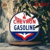 Vintage 2D Plane Gas Station Metal Tin Sign Retro Wall Art Garage Man Cave Home Bar Decor