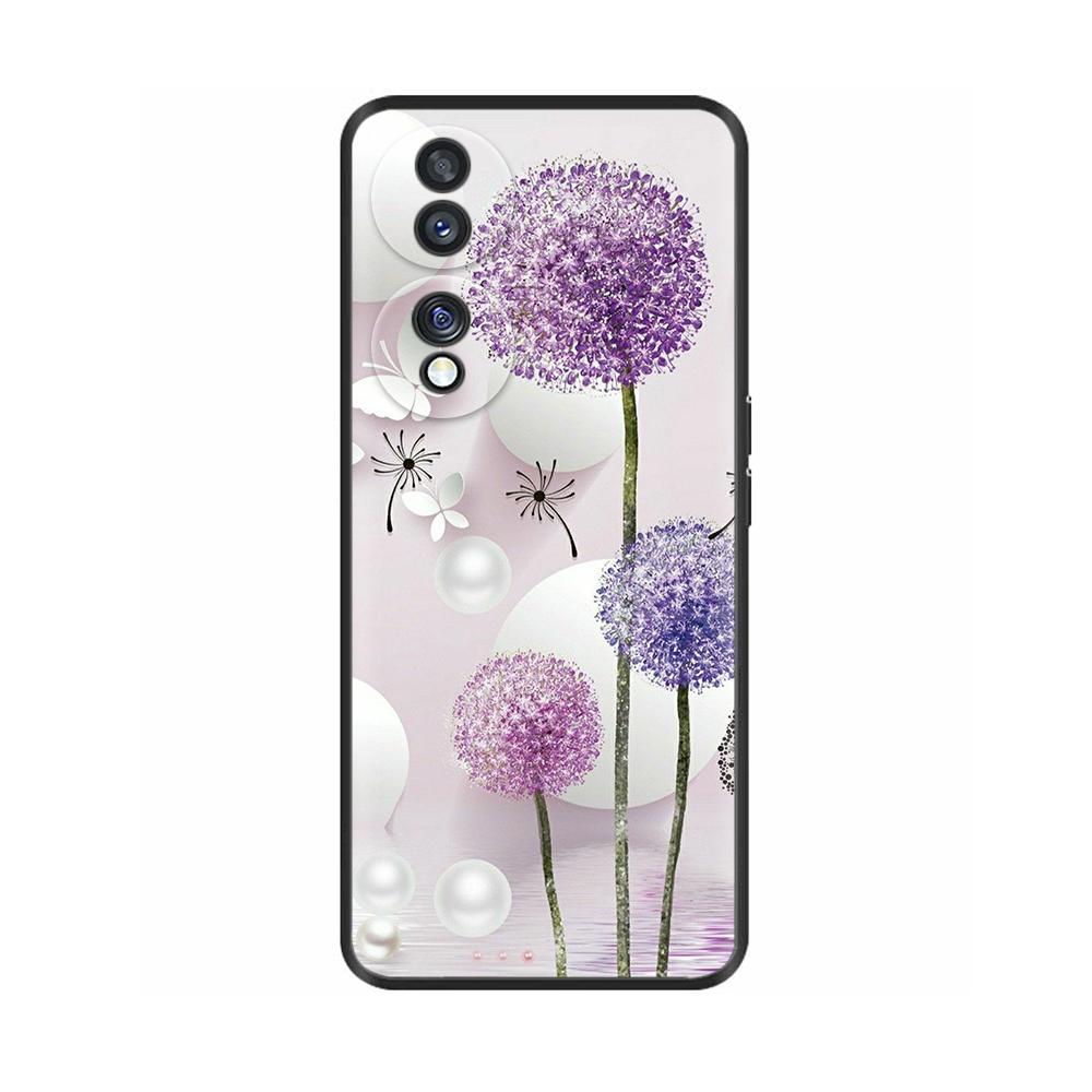 For Honor 70 5G Case Silicone Back Phone Cover For Honor 70 Pro Phone Cases Cute Flower Coque Funda for Huawei Honor 70 Pro Plus