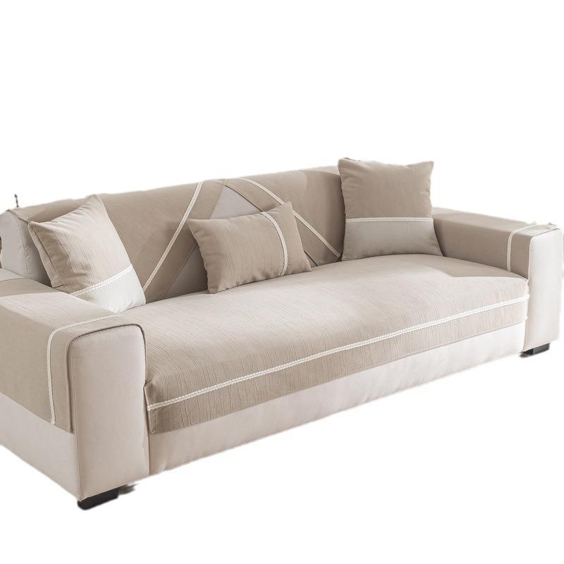 Новая однотонная шениловая подушка для дивана — фото 7