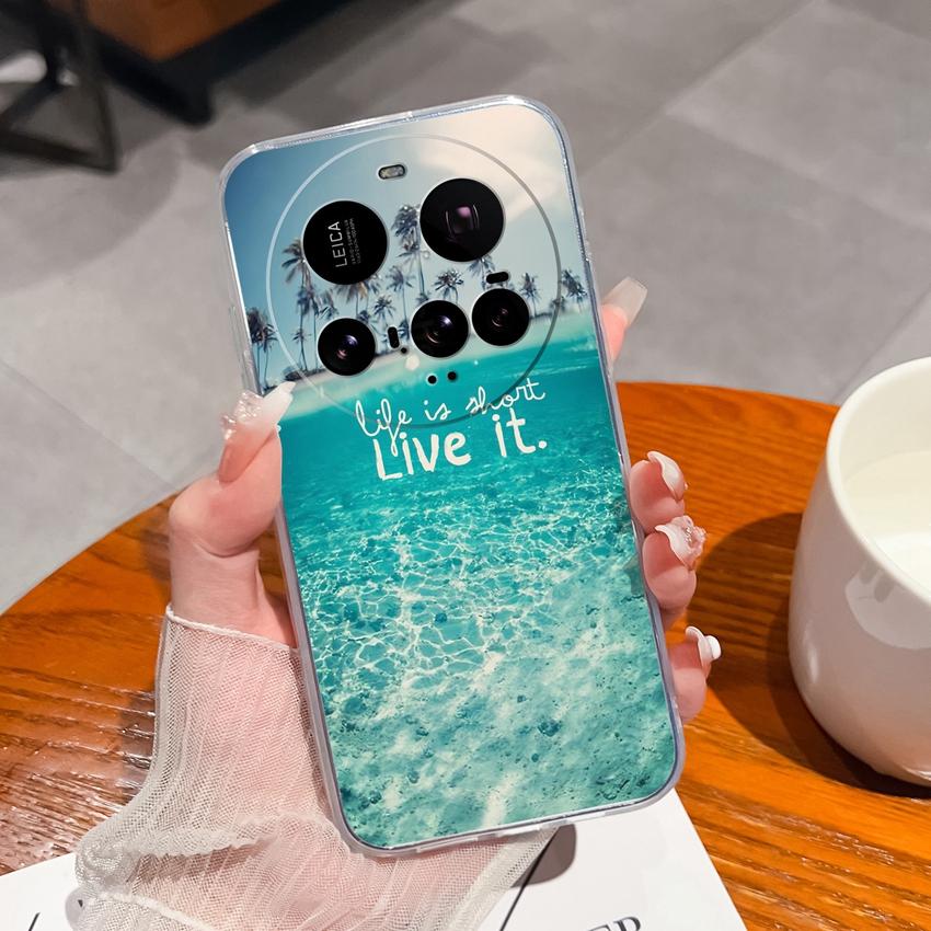 Für Xiaomi Mi 10 11 12 15T 15 Ultra Handyhülle Sommer Wassermelonenmuster Linsenschutz Transparentes Silikon Anti-Rutsch Hülle Für Xiaomi Gehäuse Capa