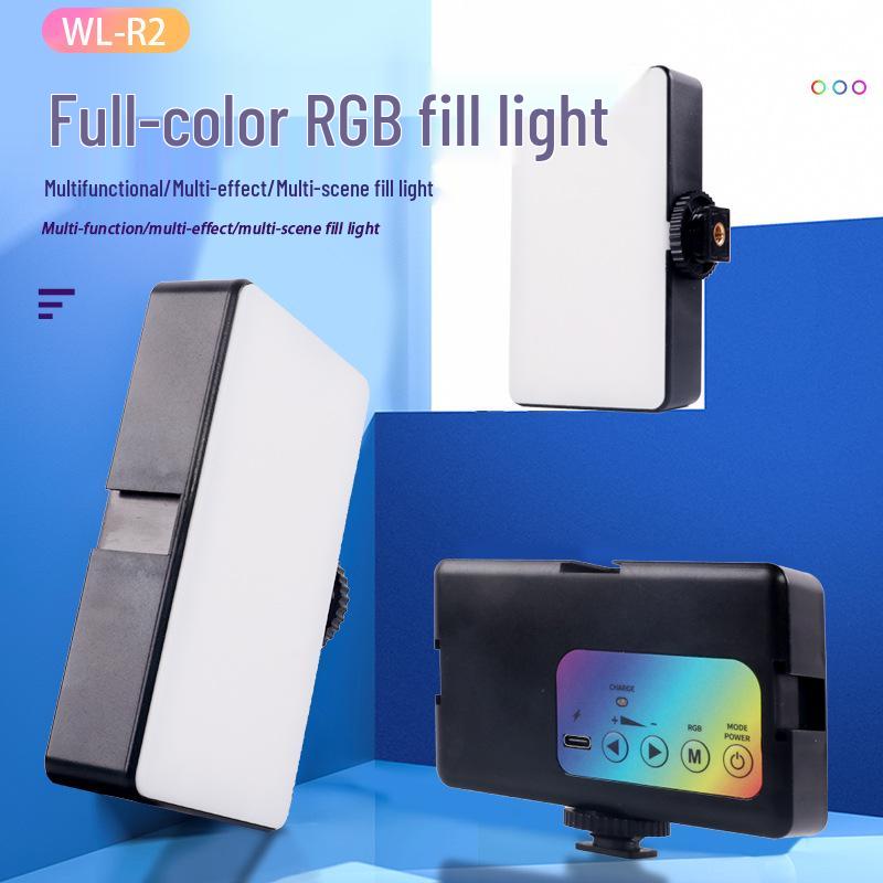 Portable RGB Mini Tofu Light for Selfie & Mobile Live Streaming