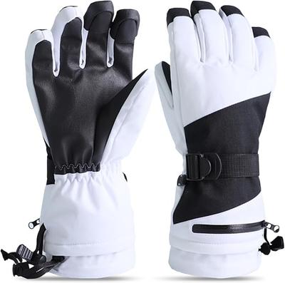 Kemolpo Snowboarding and Skiing Cold Smartphone 3D Fleece Perfect for Snow Snow Mountain and Winter Men and Women Gloves, Protection, Waterproof,