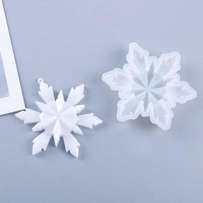 Snowflake Silicone Epoxy Mold for DIY Pendant Crafting