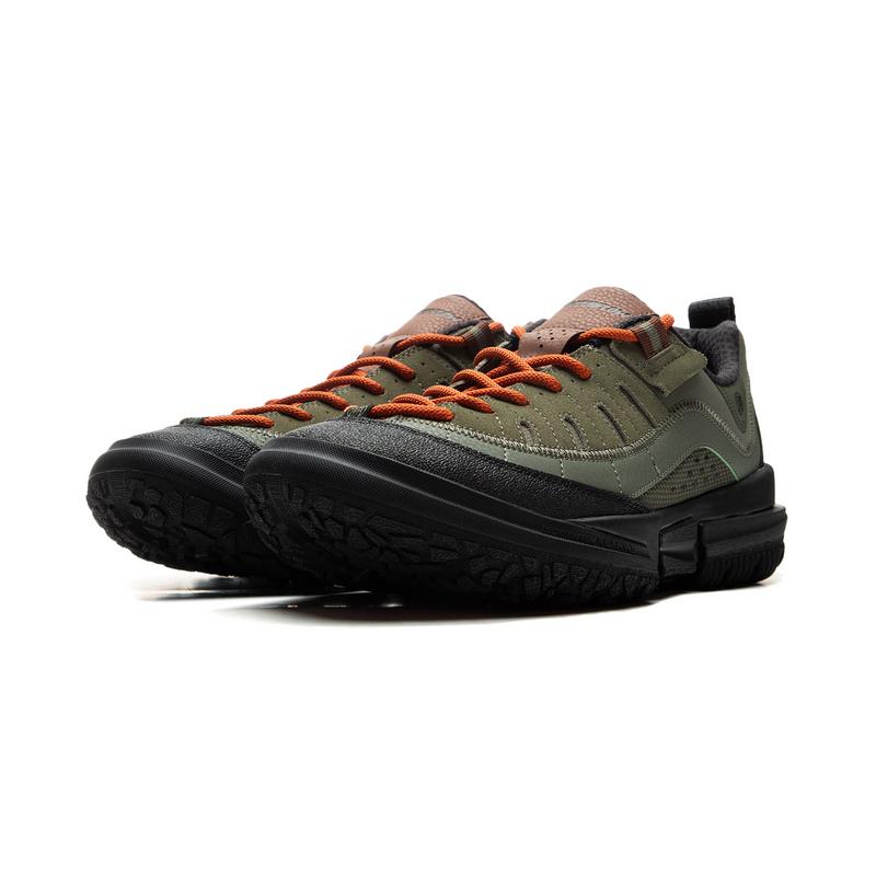 New LiNing CF Su Linchuan Lite Cushioning Wear Resistant Low Top Outdoor Trekking Shoes Men's Black Green AHCU057-2