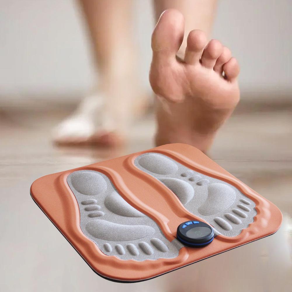 Smart EMS Foot Massager: Microcurrent Meridian Acupoint Therapy Pad