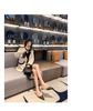 2024 Autumn Women's Closed-Toe Pointed Mules: Comfortable, Flat Heel, Non-Slip Fluffy Slippers for Outdoor Wear