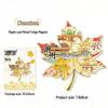 Maple Leaf Metal Fridge Magnet: National City Souvenir & Cultural Craft