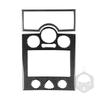 For Renault Megane II 2004-2008 Real Carbon Fiber Stickers Central AC Vent Control Panel Car Accessories Interior Decorative