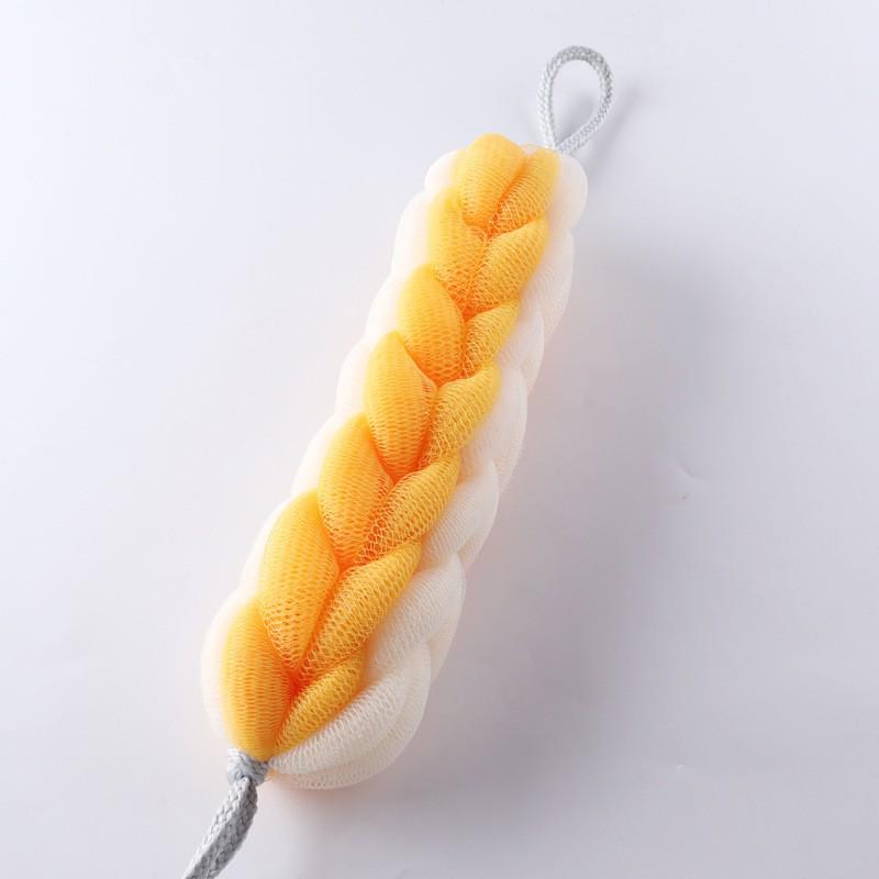 Two-Color Bath Loofah - Durable, Cute Shower Ball for Adults and Young Girls, Back Scrubber Bath Flower.