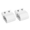Toolbox Rail Corner Clip M8 Threaded Hole Tool Box Rail Corner Mount Replacement for Packout Silver