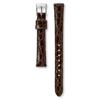 Genuine Aftermarket Crocodile-Pattern Leather Watch Band, 12mm Lug Width, 10mm Buckle, Brown, Smart-Change Strap