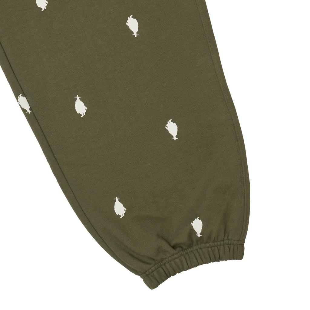 HANGOUT Seonbi Pattern Joggers (Khaki)