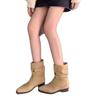 Damen Stiefeletten mit innerem Absatz, Herbst 2025 neu, khaki, mittelhohe Schaftstiefeletten, Martin-Stiefel, Retro-Western-Cowboystiefel