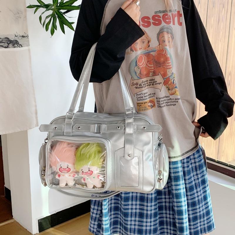 New Japanese Bow College Style JK Girl Uniform Bag Two-dimensional Shoulder Messenger Bag Hand Carrying Baby Bag