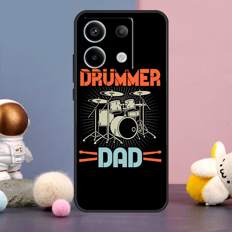 Drum Drummer Music DJ Case For Xiaomi Redmi Note 15 Pro Plus 10 11 12 13 14 Pro Redmi 15 15C 14C 10C 12C 13C Cover