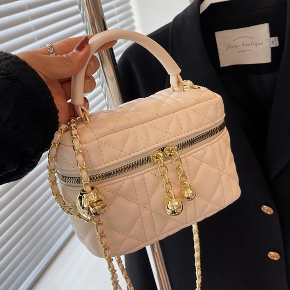 Handheld Small Bag Women's New Solid Color Messenger Bag Versatile Small Square Bag