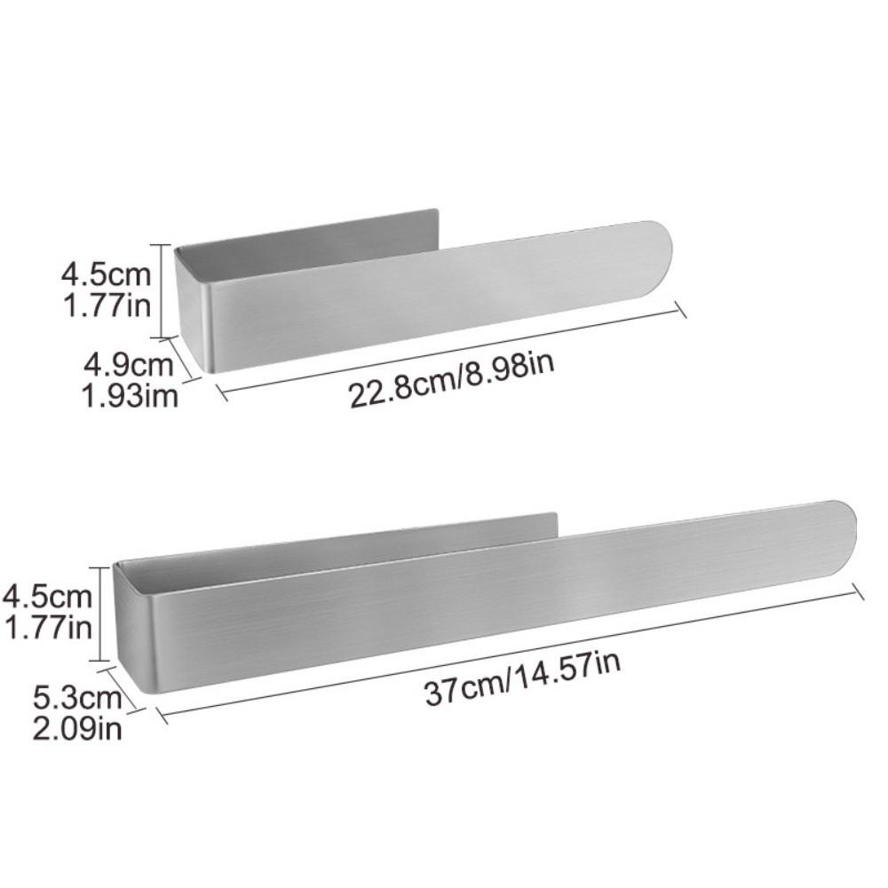 Single Rod Tissue Holder Self-adhesive Bath Towel Hanger Durable Towel Rack  Bathroom