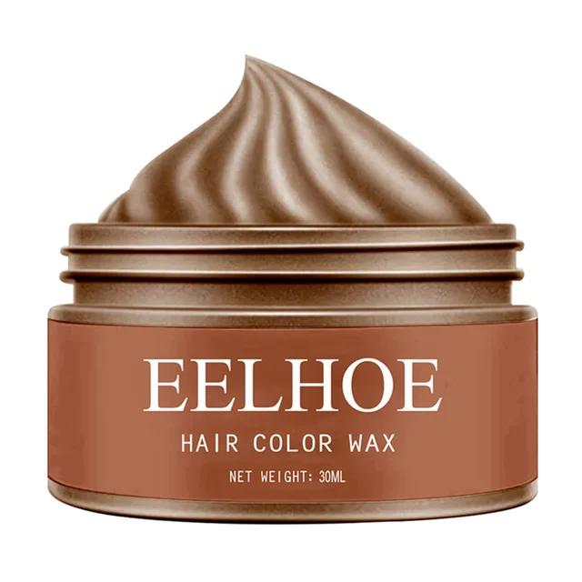 

Временный воск для волос Красочный воск для волос Естественный цвет Легкая цветная грязь для волос коричневый