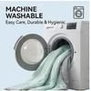 Cooling Ice Silk Summer Blanket Lightweight Breathable Quilt for Bed Sofa Machine Washable for Hot Summer Nights