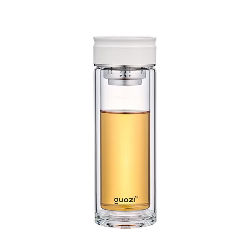 GUOZI Double-Layer Tea Infuser Glass Cup