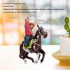 Clockwork Vintage Figure Toy Cowboy Theme Wind Up Ornament Toy Personalized Decoration For Kids Adults Collection