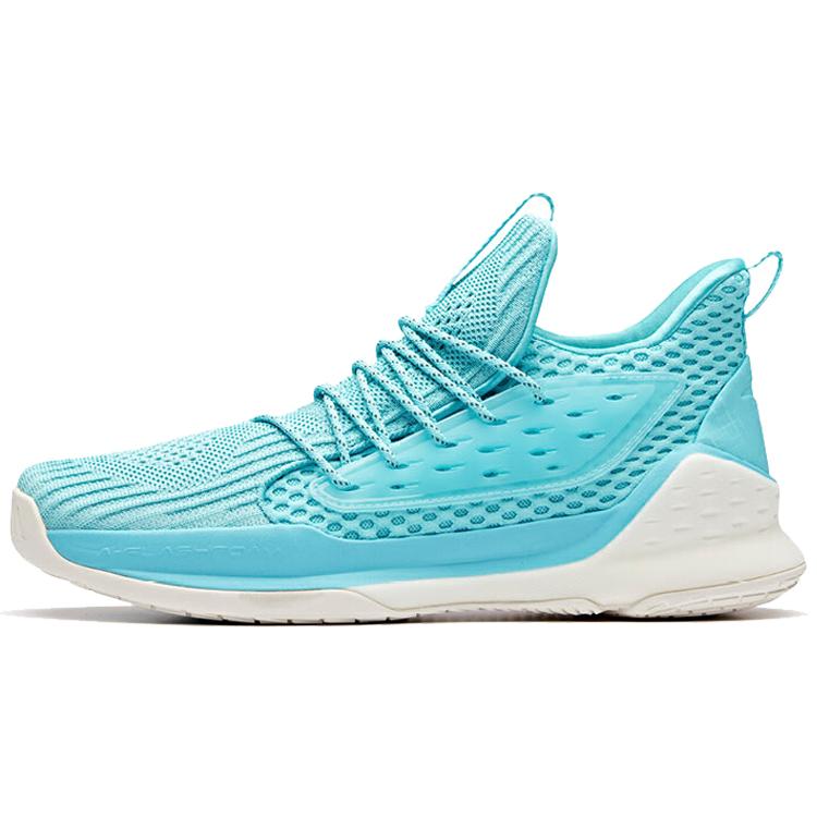 

Anta Water Flower 1 Thompson KT Cushioning Slip Resistant Abrasion Resistant Low top Basketball Shoes Men s Blue White 11921690-1 42