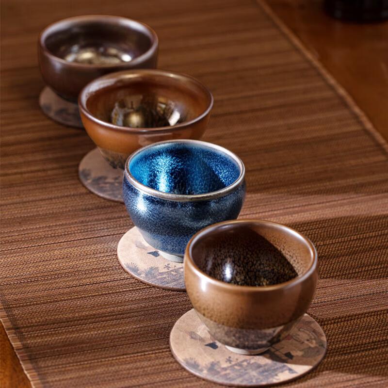 Gebaitang Four Seasons Ceramic Tea Cup Set