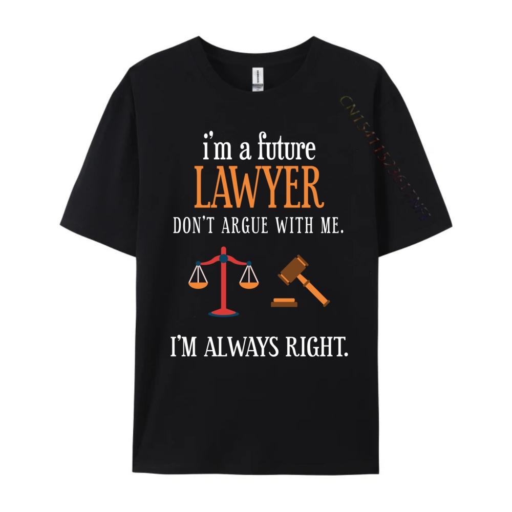 Funny Lawyer Future Law School Student Attorney Esq Vintage T Shirt Men Camisas De Hombre