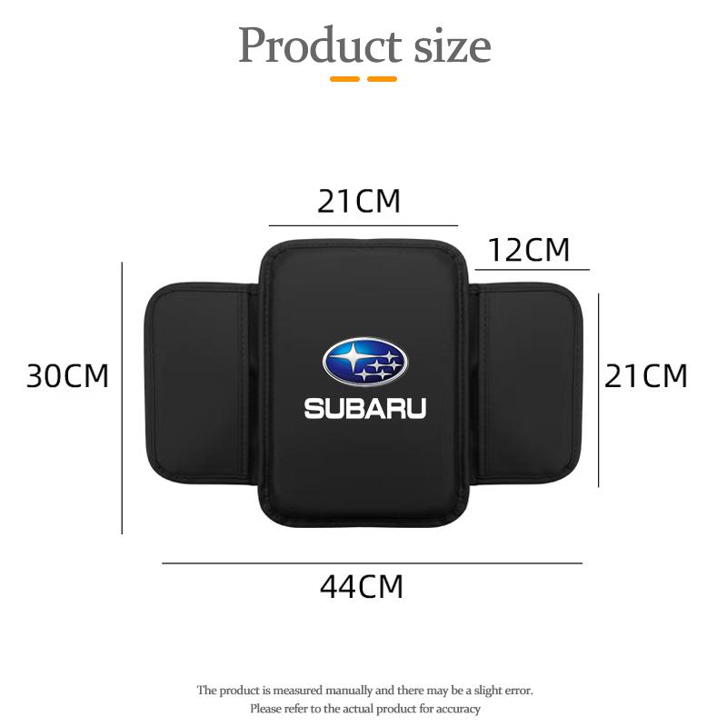 Leather Car Armrest Box Pad Auto Armrest Mat High Quality Accessorie For Subaru STI Forester BRZ Outback Legacy Levorg WRX 2006 PP222