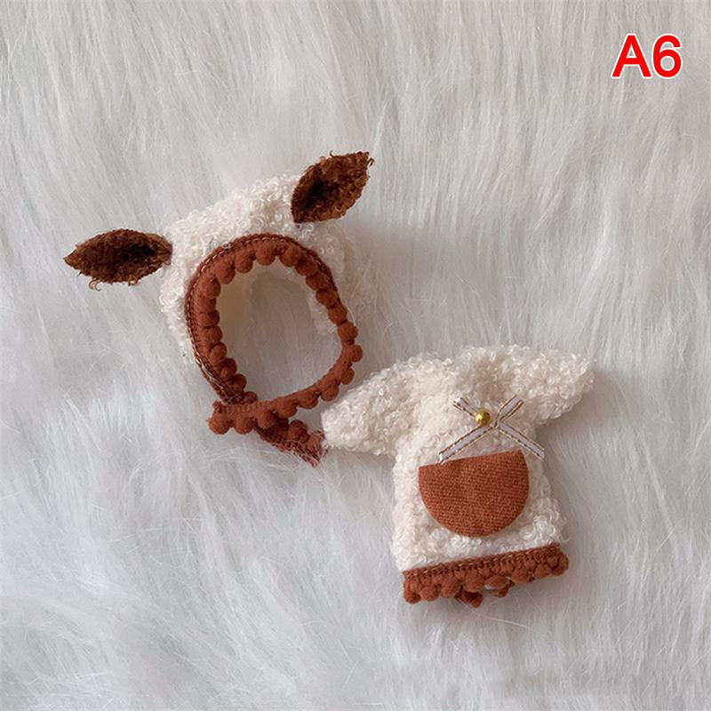 Clothes For dolls 16 cm Bjd OB11 Doll Clothes Hat T-shirt Short 1/8 Accessories Suit Dress Skirt Hoodie Shoes Dress up For Girl