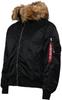 Alpha Industries Ma-1 Hooded Arctic Winter Jacket (128110) Black