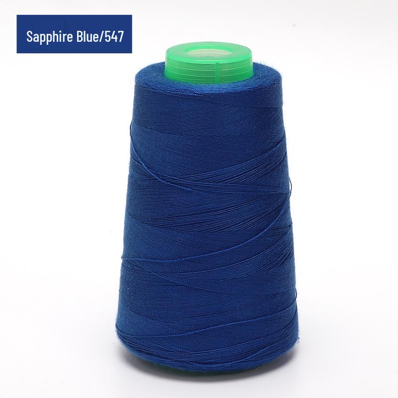 Household Sewing Thread - Large Spool, 202 Colors, Medium Thick Polyester for Sewing Machines, Black & White