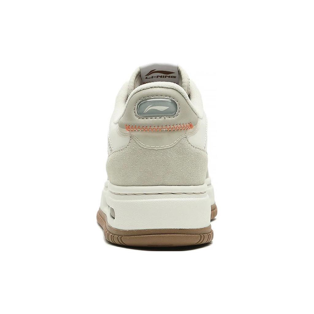 New LiNing Future C1 Anti Slip Wear Resistant Low Top Skateboard Shoes Women's Gray White AGCT028-4