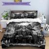 3PC Custom Name Throne Majesty Bedding Set Duvet Cover Closure Includes 1 Duvet Cover & 2 Pillowcases for Bedroom
