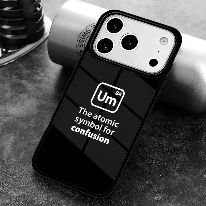 Atom Chemistry Pattern Phone Case For iPhone 17 16 15 14 13 12 11 Pro Max Plus 17Air Soft Silicone Cover