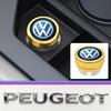 Car Logo Cigarette Lighter Dust Cap Plug Protective Cover Valve cap For VW Golf Amarok T5 Phaeton Teramont ID3 Tiguan T-Cross