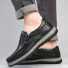 Mocassins Casuais Masculinos Sapatos de Couro Feitos à Mão Sapatos Sociais Clássicos para Homens Sapatos de Condução Mocassins para Idosos