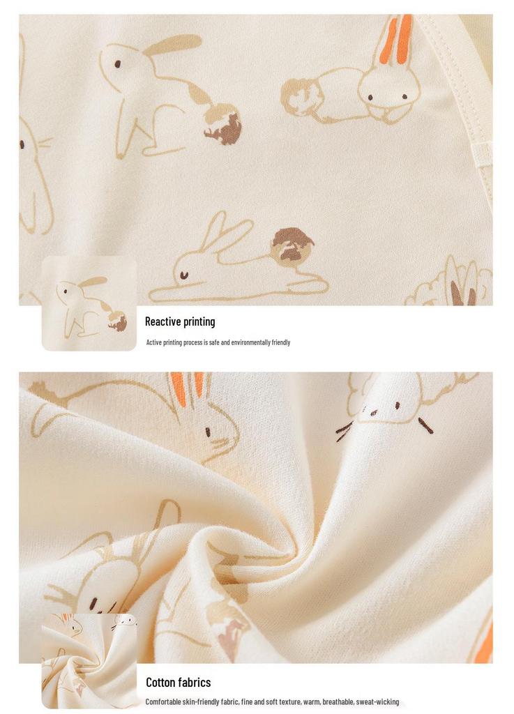 Spring-Summer Infant Pure Cotton Bodysuit: Tagless Newborn Romper for Crawling.