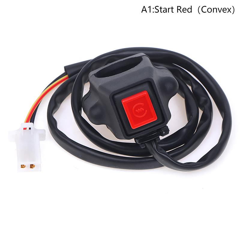 Durable Atv Motorcycle Dual Sport Quad Start Horn Kill Off Stop Switch Button Motorbike Accessories Control Handle Switches
