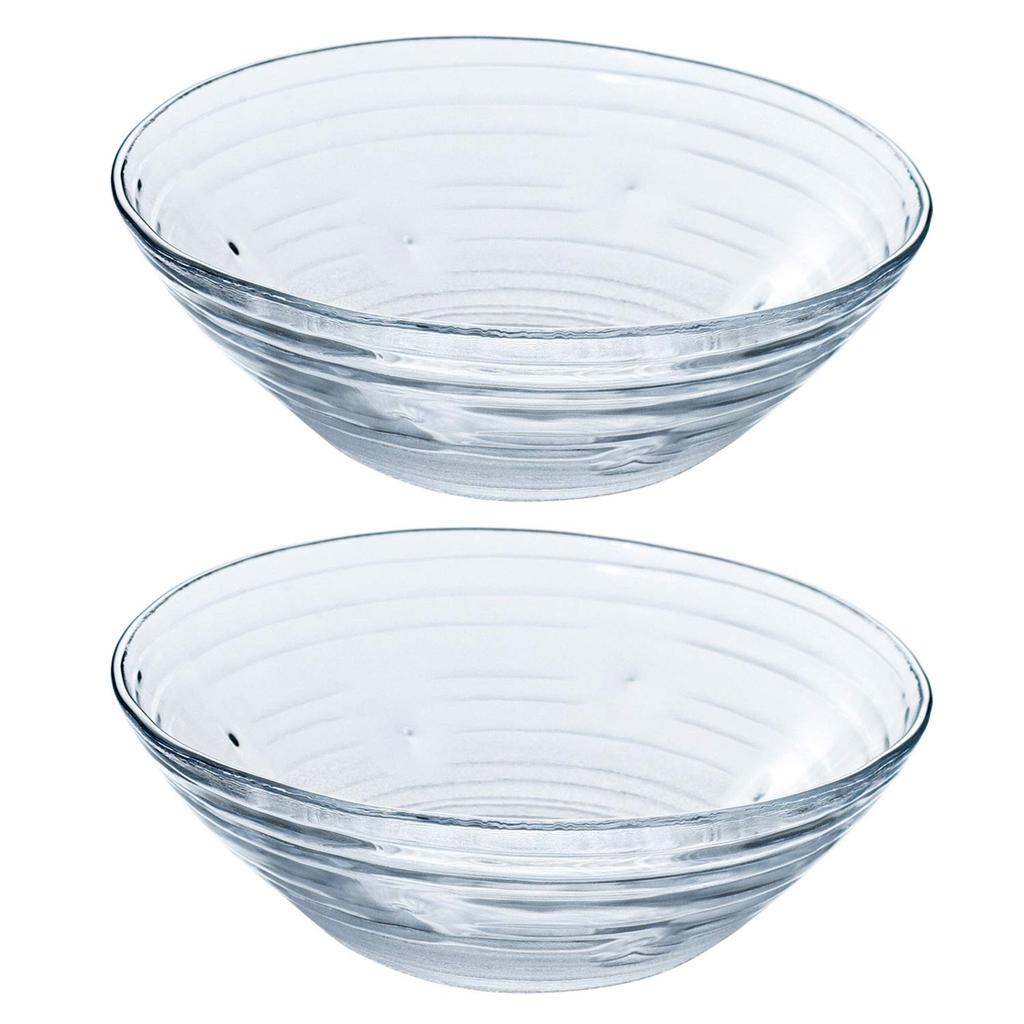 Toyo Sasaki Glass Minamo Large Bowl Set of Made In Dishwasher Noodle Large Round Glass 2, Japan, Safe, Plate, Plate, Plate, Plate, Tableware,