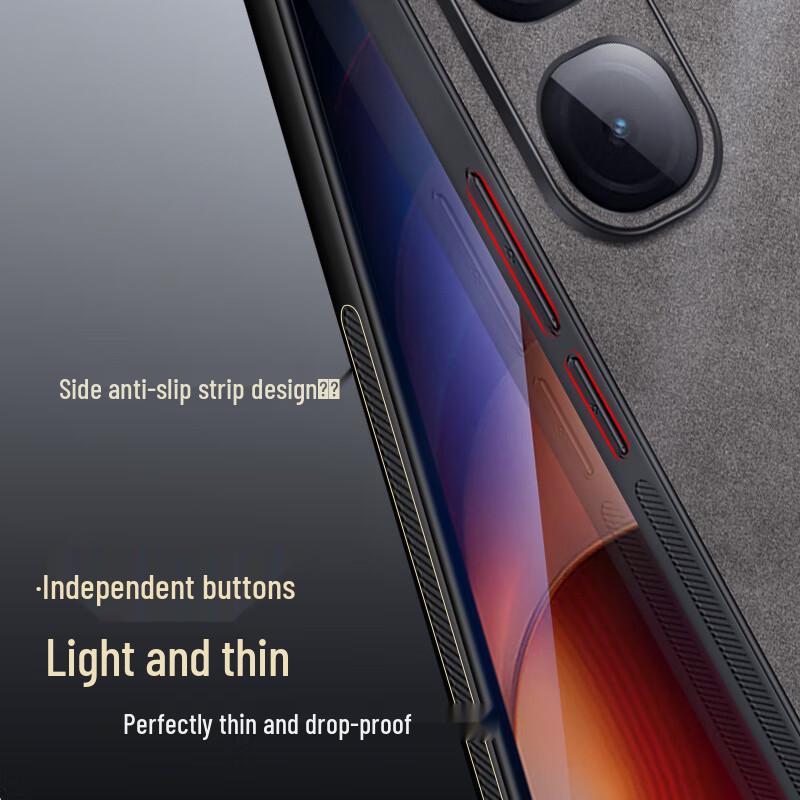 Luxury Suede Full-Protection Phone Case for iQOO Neo9/Neo9 Pro