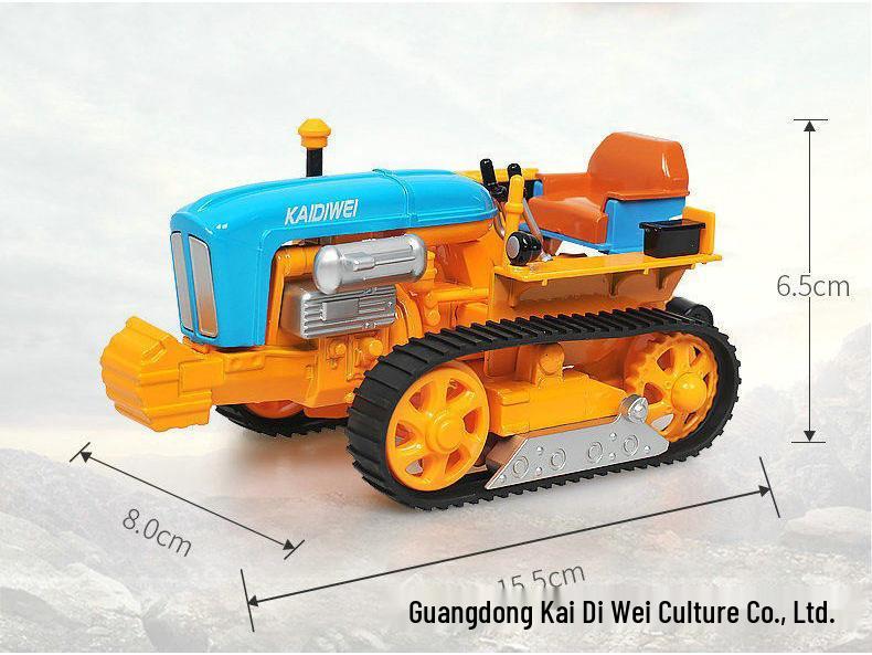 Kaidiewei Alloy Grader Engineering Vehicle Toy - Boys  Inertial Roller Paver Simulation Model