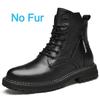 Luxury Brand Autumn Winter High Top Boots Men Casual Outdoor Cow Leather Shoes New Genuine Leather Designer Ankle Boots