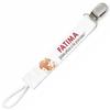 Planetee Pacifier Clip for Name FATIMA Make Way for the Princess | Pacifier Clip Newborn Gift