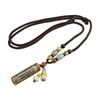 Tibetan Gawu Box Pendant Necklace Decoration Keepsake Religious Jewelry Tassel