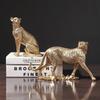 Modern Minimalist Leopard Resin Handicrafts Living Room Office Desktop Art Decoration Ornament