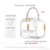 Transparent Small Pet Travel Cage with Large Window, Removable Bottom Mesh & Washable, Portable Bird Carrier with Cover